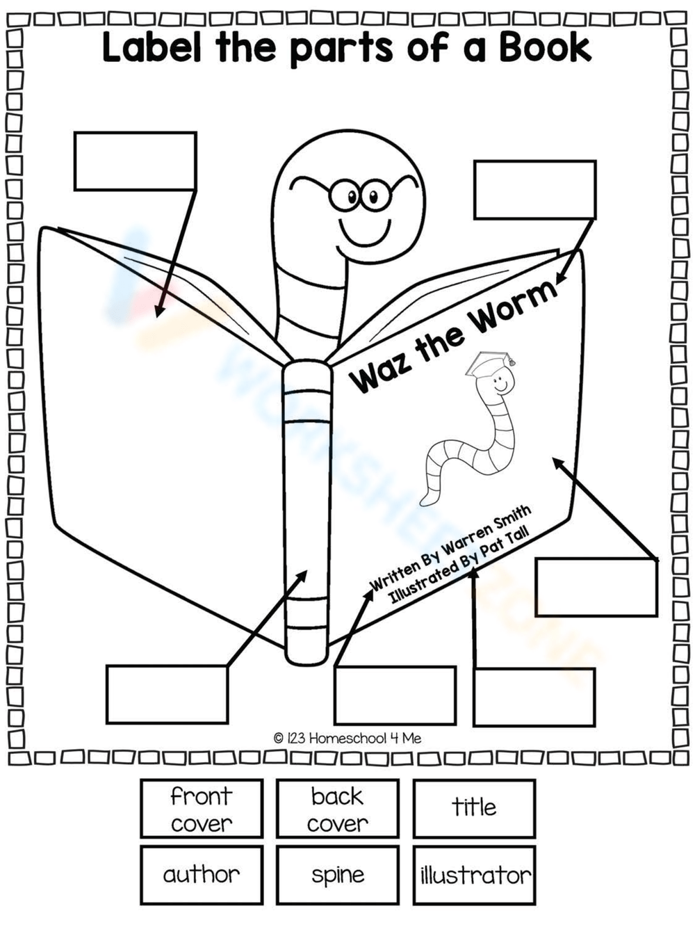 10 Free Printable Parts Of A Book Worksheets For Students Worksheets Library 10 Free Printable Parts Of A Book Worksheets For Students Worksheets Library