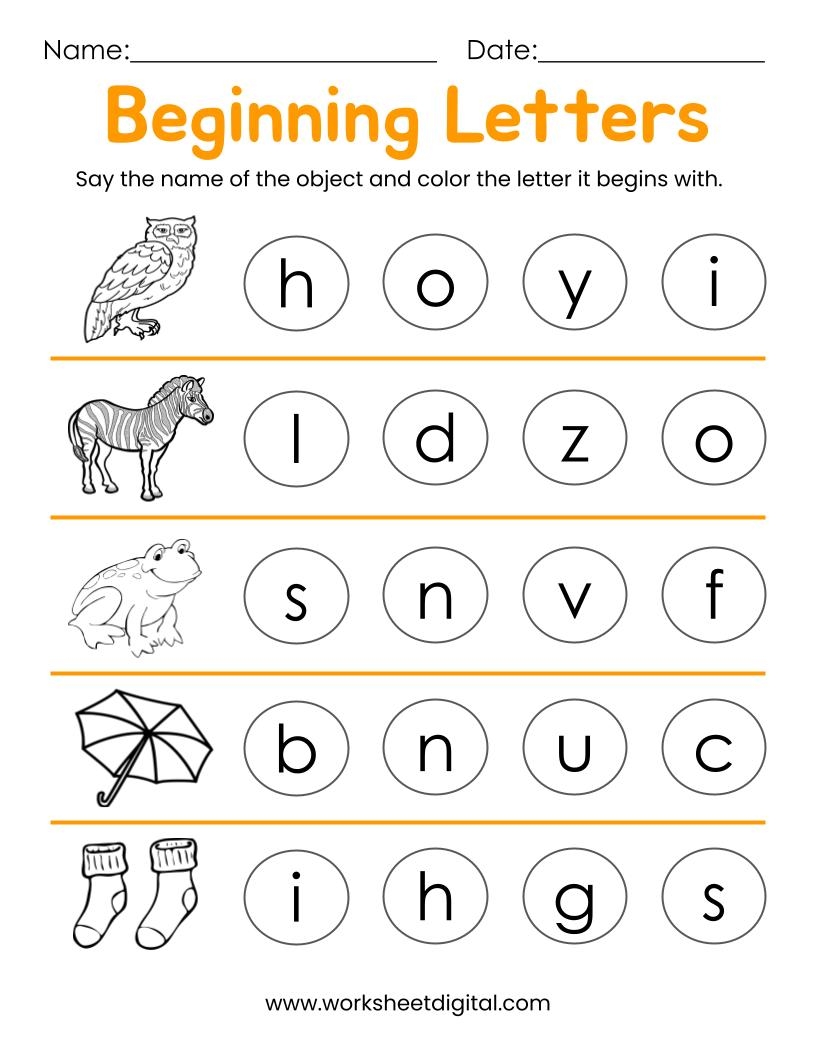 10 Printable Beginning Letters Worksheets For Kindergarten Preschool Homeschool Made By Teachers CVC Words Say And Write The CVC Words Phonics Worksheets Kindergarten Made By Teachers
