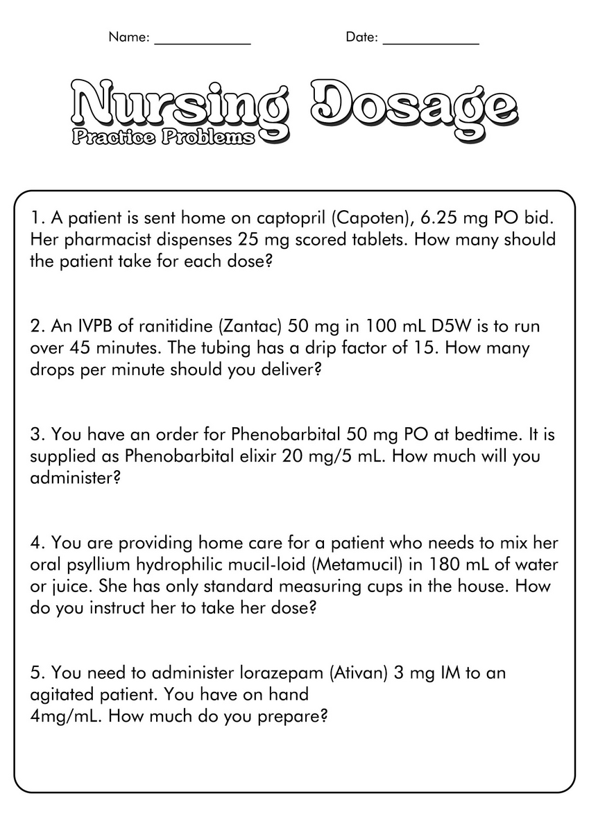 11 Med Math Worksheets Free PDF At Worksheeto 11 Med Math Worksheets Free PDF At Worksheeto
