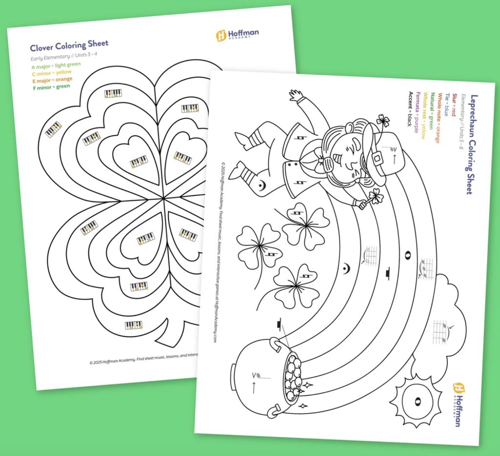 11 Music Coloring Sheets For Kids Printable PDFs
