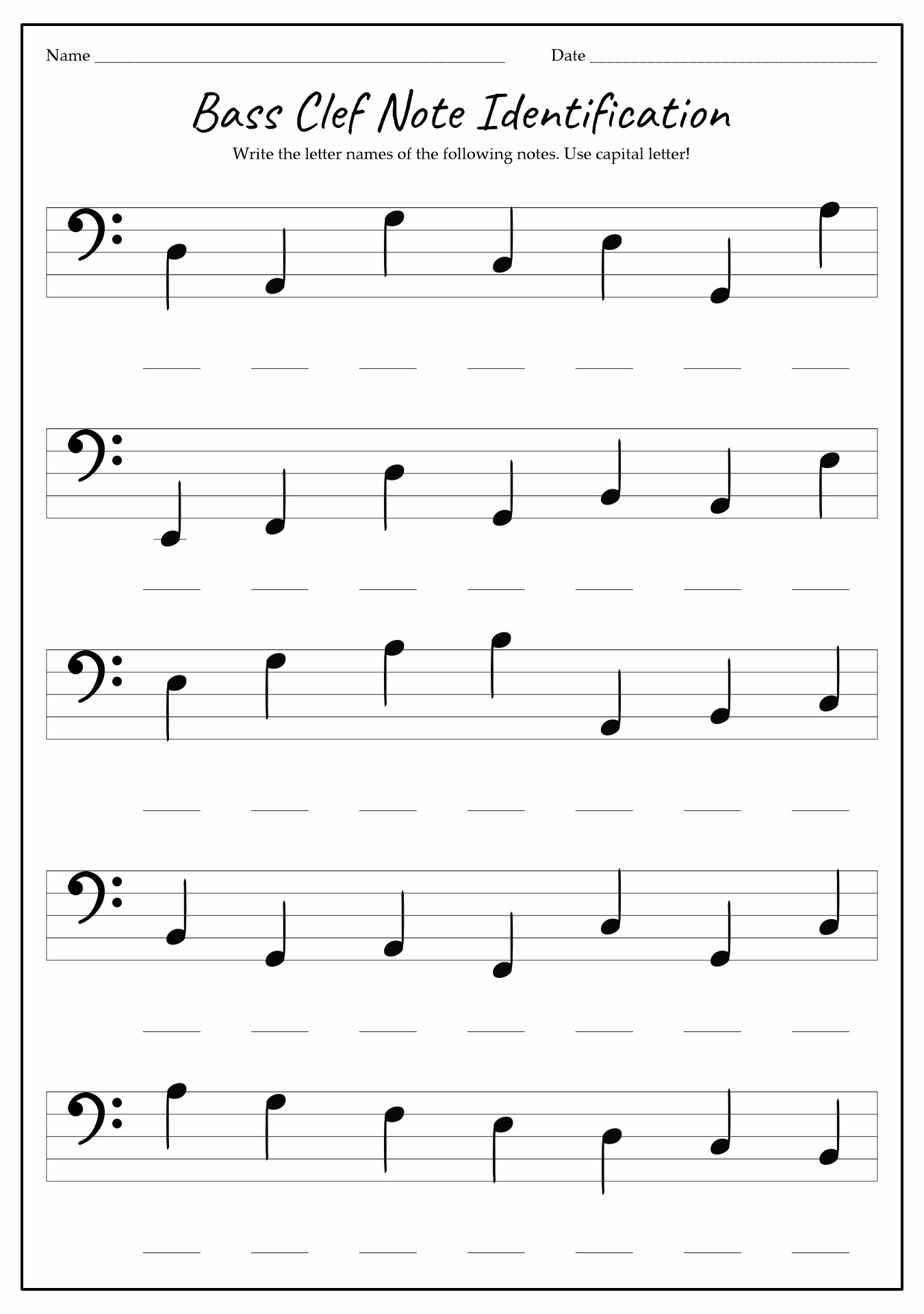 11 Piano Notes Worksheets Free PDF At Worksheeto