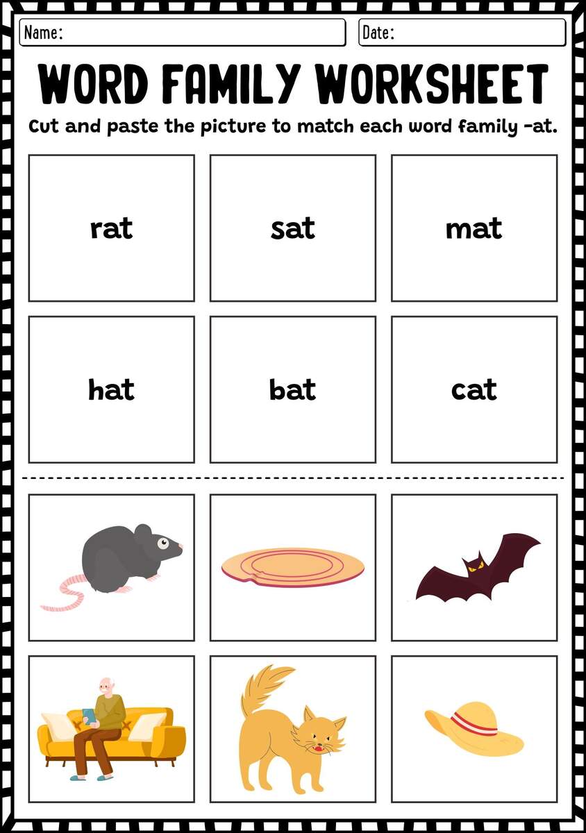 14 Kindergarten OT Word Family Worksheets Free PDF At Worksheeto 14 Kindergarten OT Word Family Worksheets Free PDF At Worksheeto
