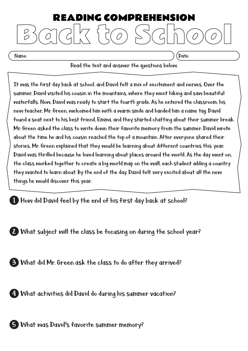 15 Printable 9th Grade Reading Comprehension Worksheets Free PDF At Worksheeto 16 Comprehension Reading English Worksheets Free PDF At Worksheeto