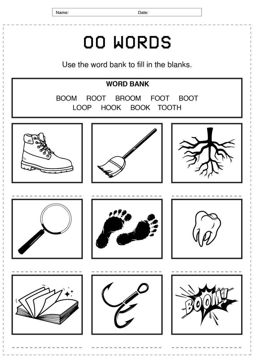 15 Printable Oo Phonics Worksheets Free PDF At Worksheeto 11 Phonics Oo Words Worksheets For First Grade Free PDF At Worksheeto
