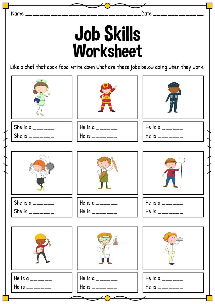 16 Teaching Job Skills Worksheets Free PDF At Worksheeto 16 Teaching Job Skills Worksheets Free PDF At Worksheeto