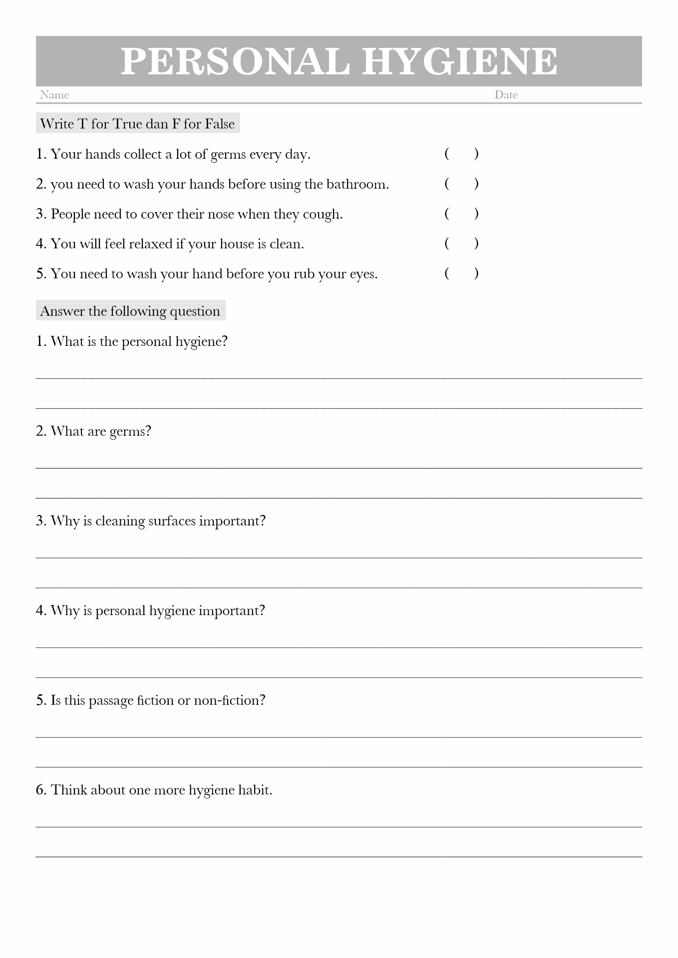 17 Personal Safety Worksheets Free PDF At Worksheeto 17 Personal Safety Worksheets Free PDF At Worksheeto