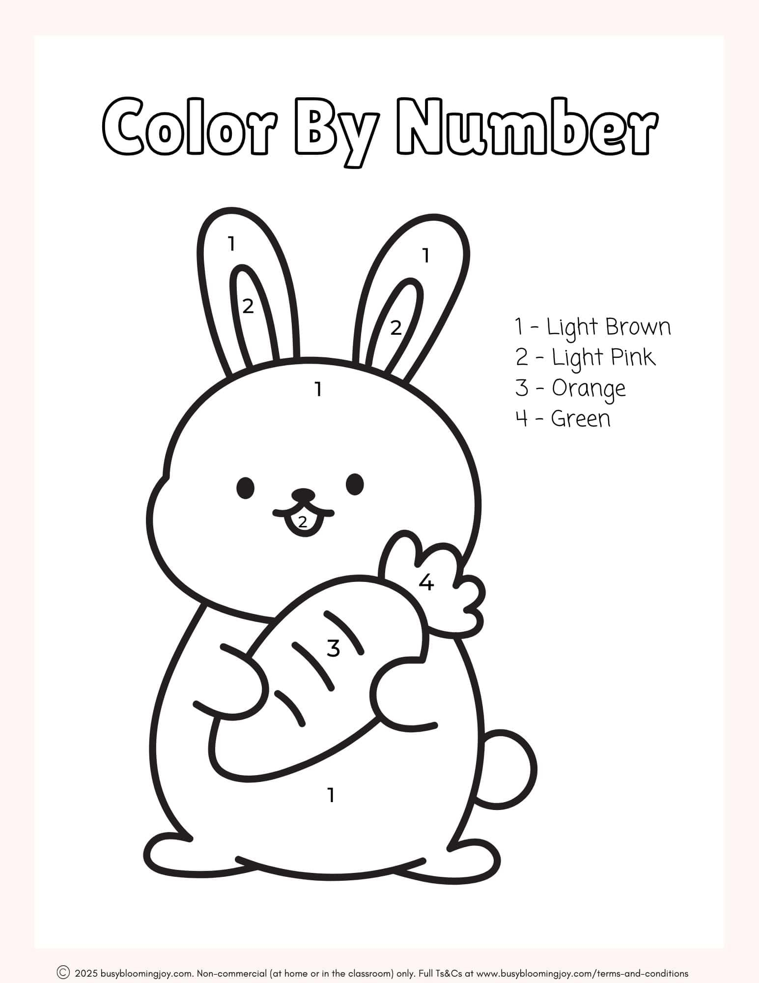 2 Easter Color By Number Free Printables Chick Bunny Design 2 Easter Color By Number Free Printables Chick Bunny Design