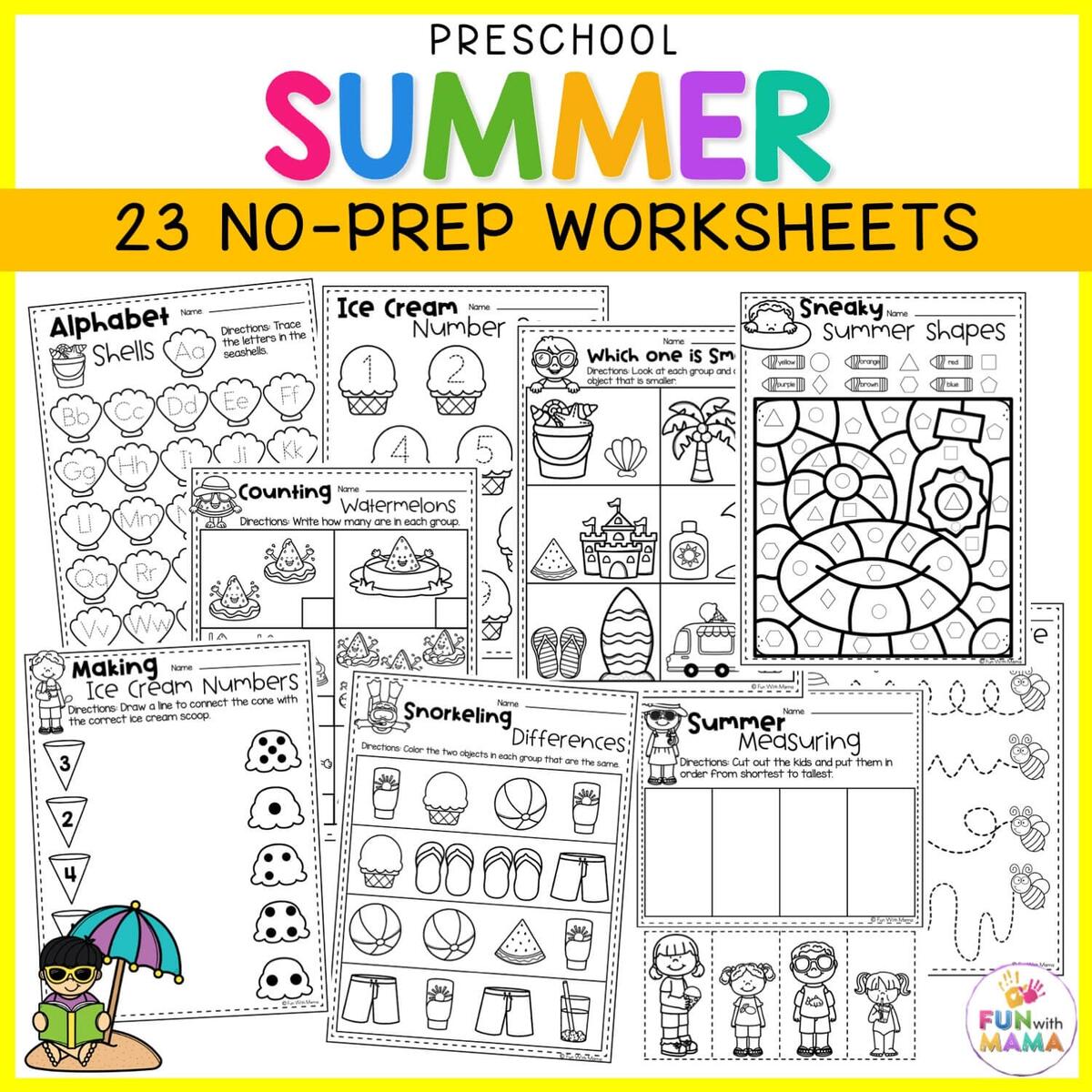 Summer Worksheets Free Printables Superstar Worksheets