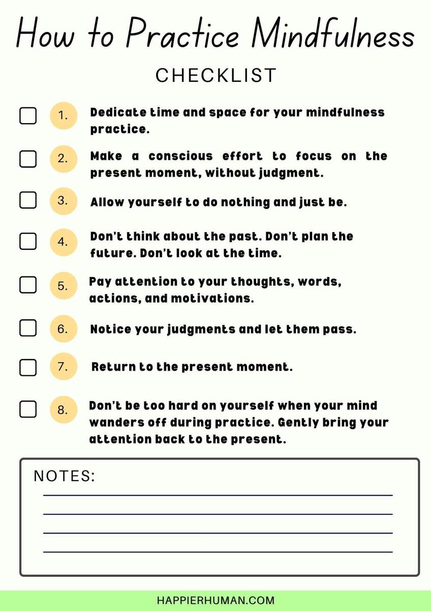 23 Printable Mindfulness Worksheets For Adults In 2024 Happier Human