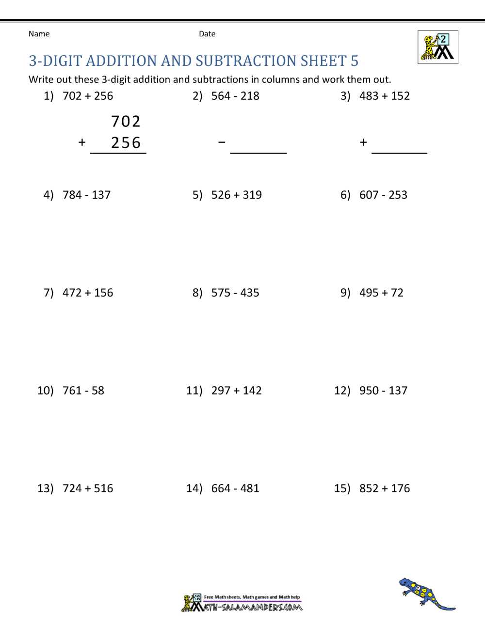 Math Worksheets Superstar Worksheets