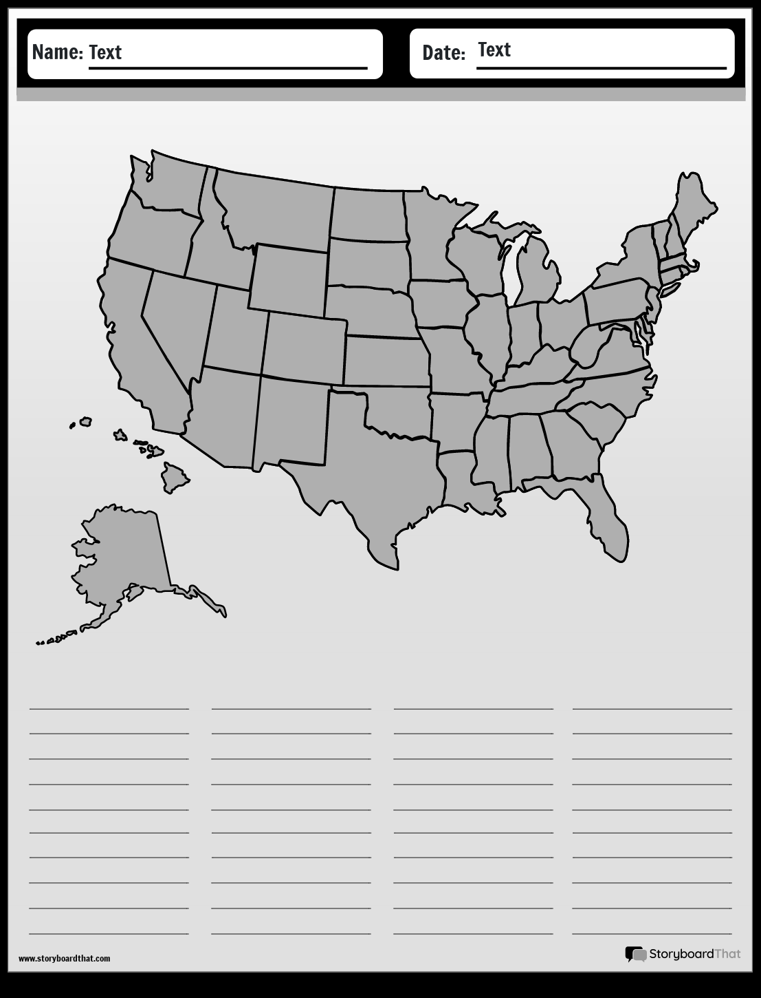 50 States Worksheets Create Print With Storyboard That 50 States Capitals Worksheets Free Printables Superstar Worksheets