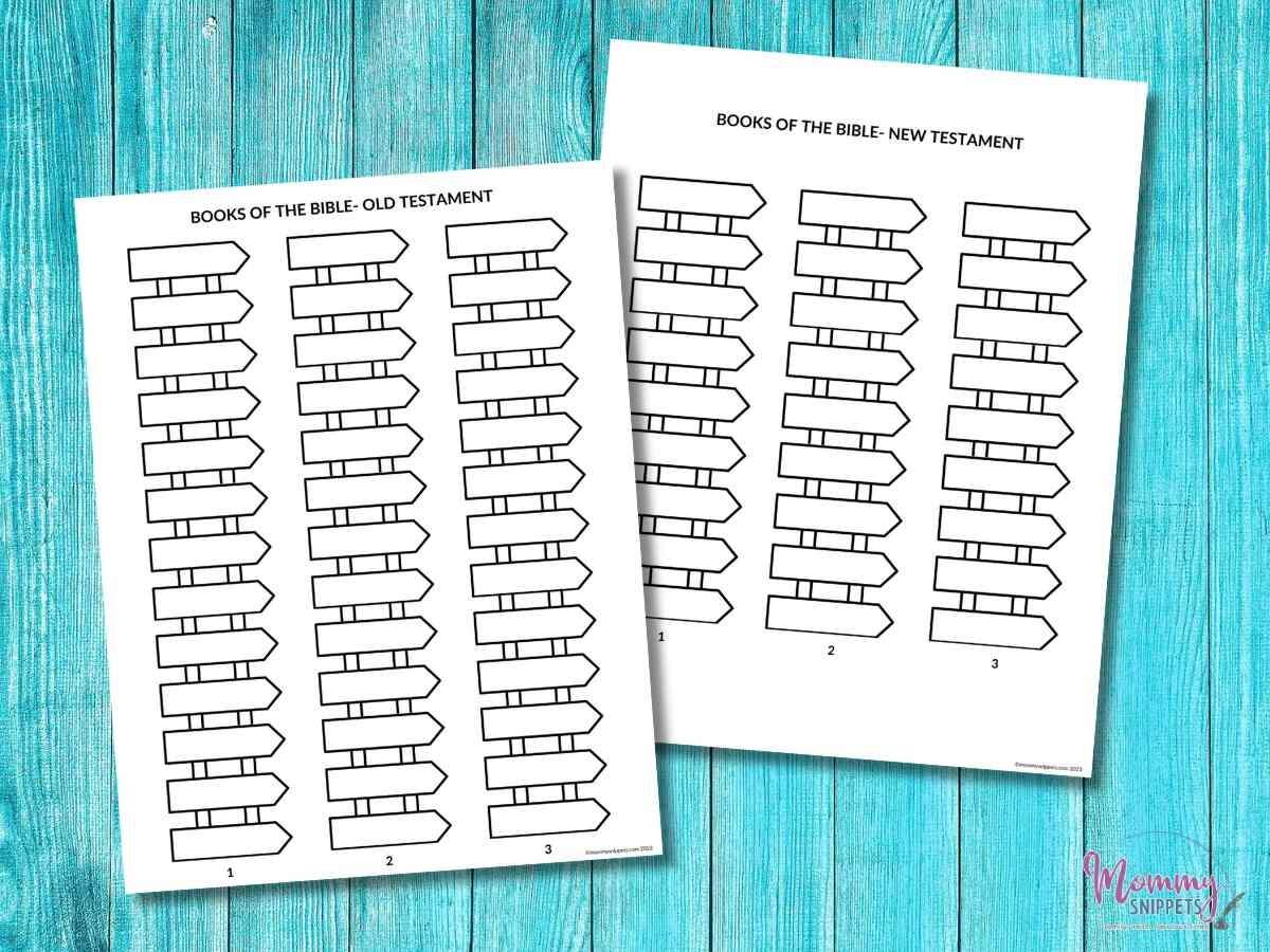 66 Books Of The Bible Printable A Books Of The Bible Craft Game FREE Books Of The Bible Printable 7 Ways To Make Memorizing Fun