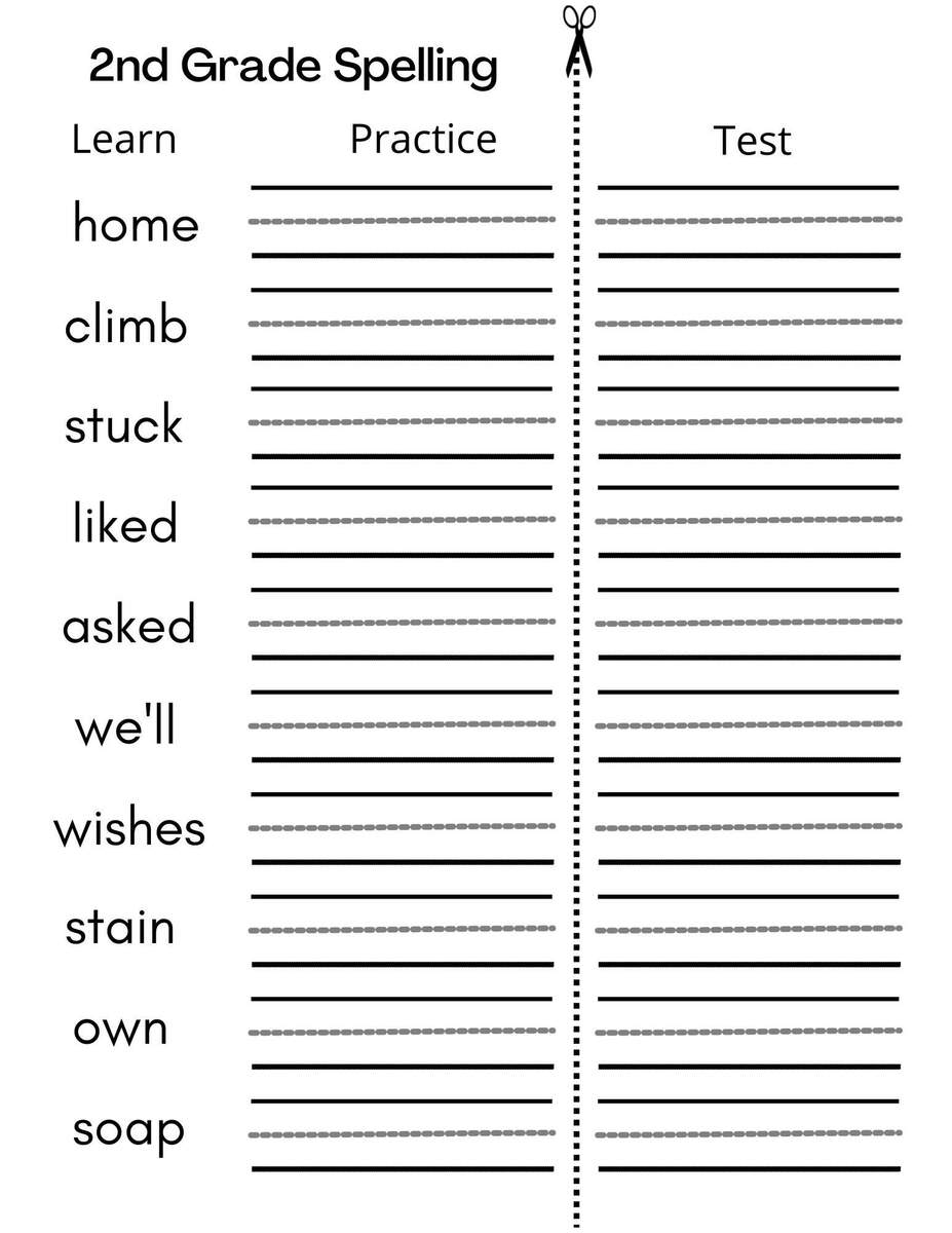 8 Printable Second Grade Writing Spelling Worksheets Spelling Test Etsy Finland 8 Printable Second Grade Writing Spelling Worksheets Spelling Test Etsy Finland