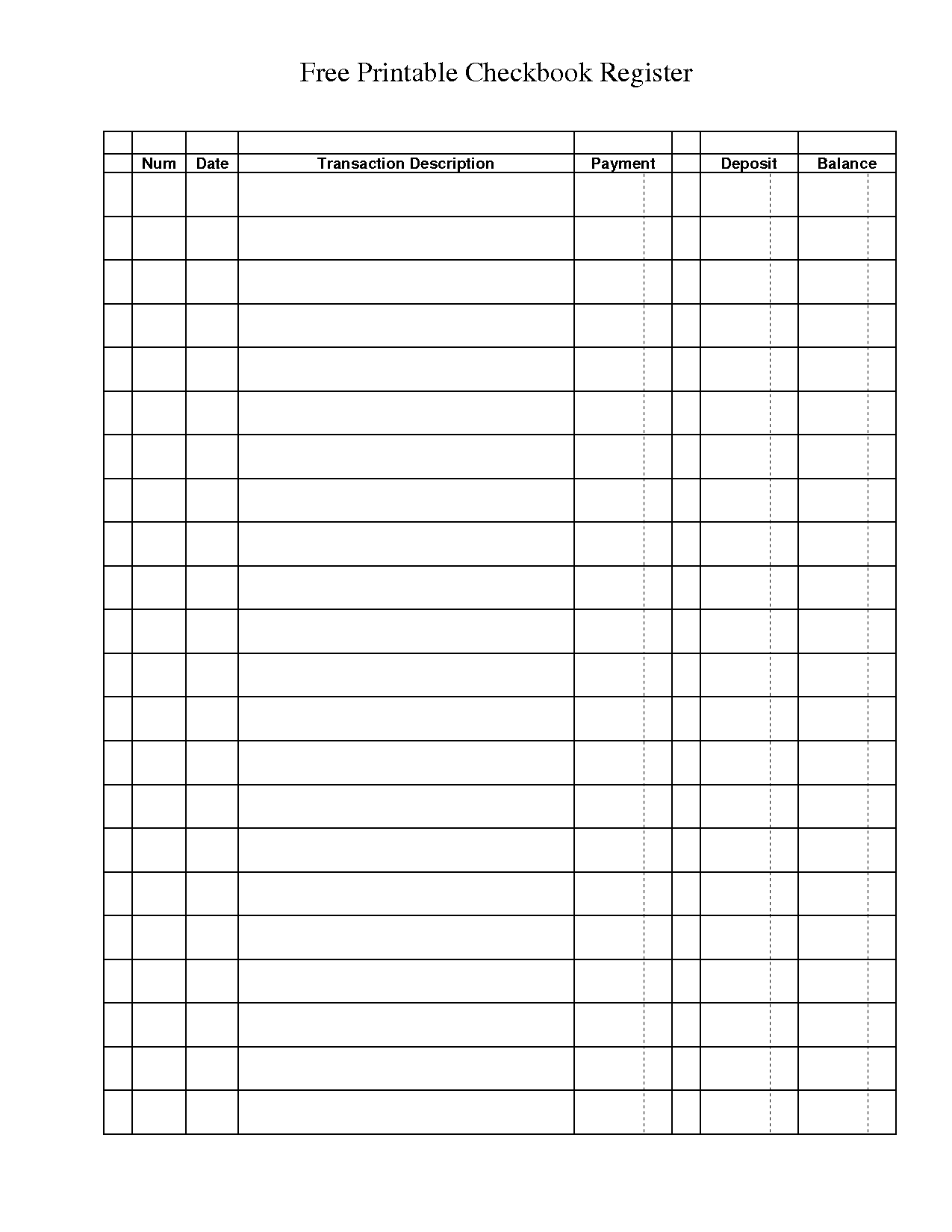 Address Book 6 Best Images Of Checkbook Transaction Register Printable Free Server Book