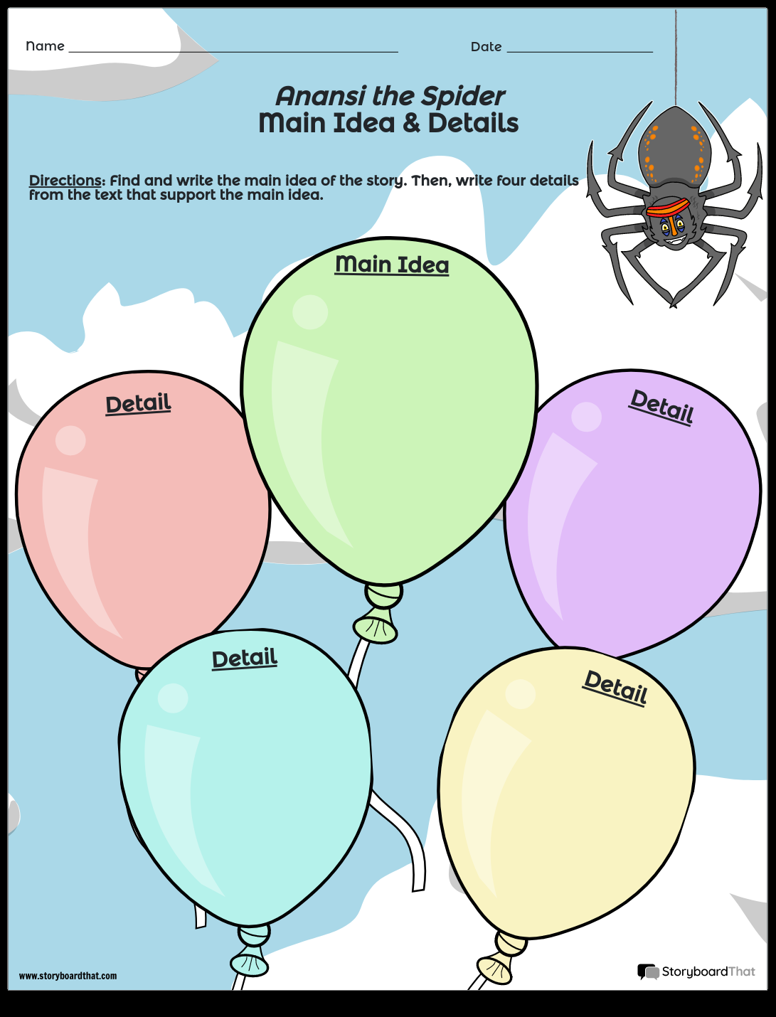 Anansi The Spider Main Idea Analysis Lesson 2025