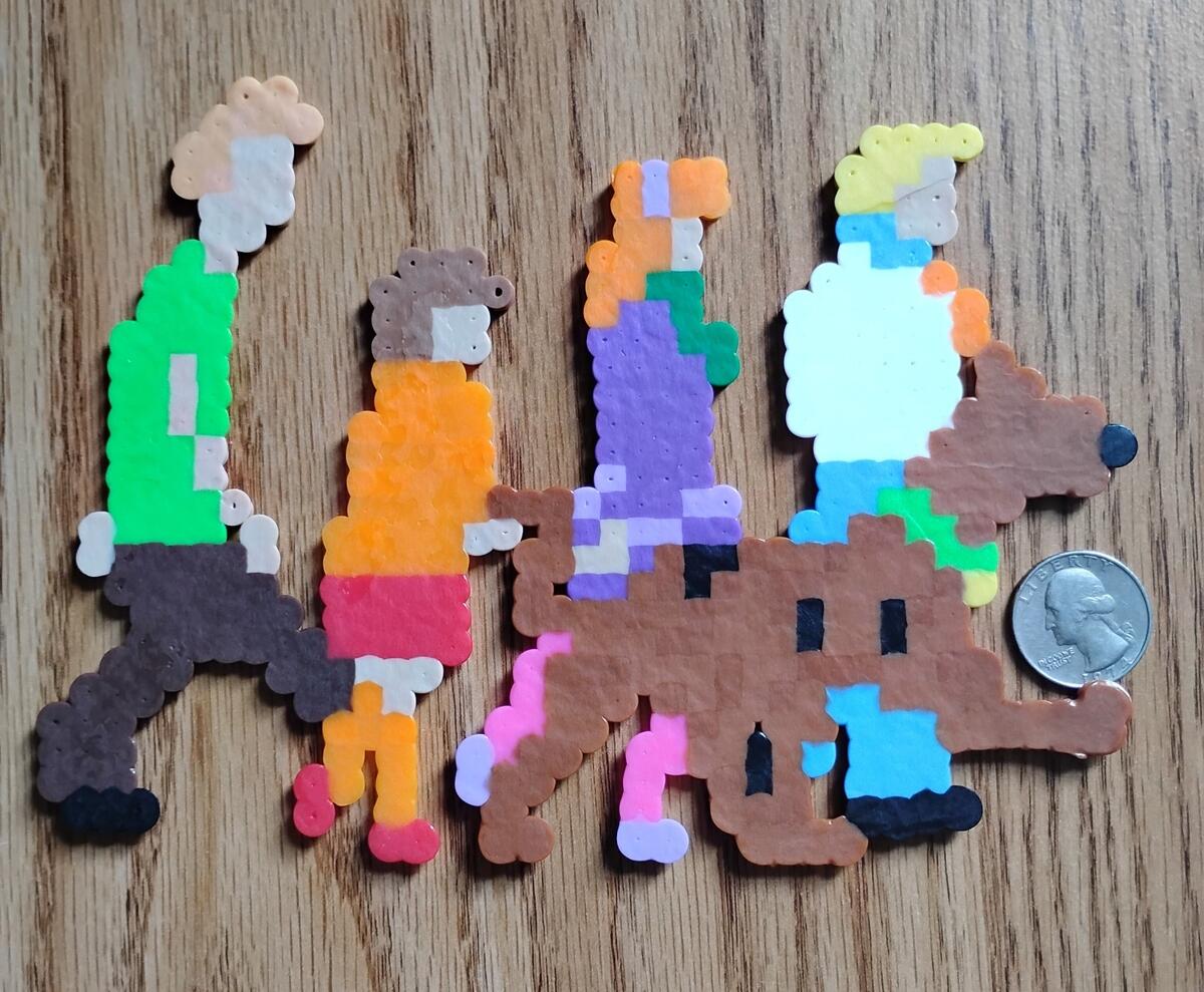 Animated Perler Scooby Doo Perler Beads Scooby Doo Perler Bead Mandala Coordinate Graphing Picture 2 Funrithmetic