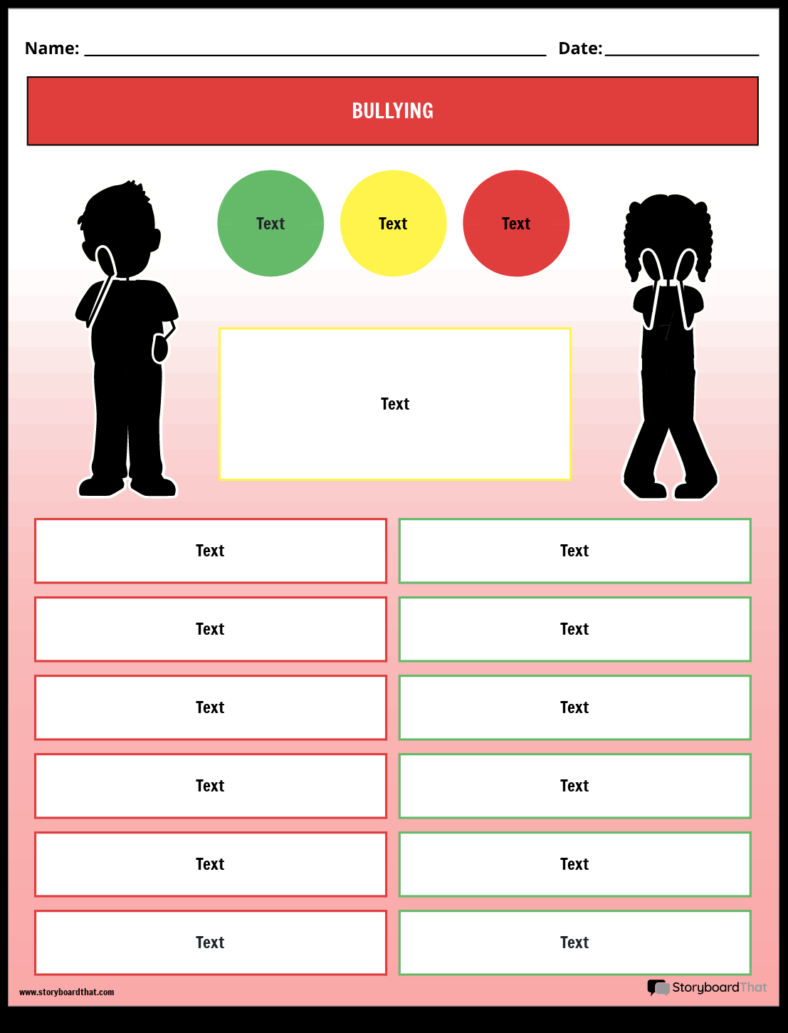 Anti Bullying Worksheets Activities Storyboard That 2025 Anti Bullying Worksheets For Primary Schools Anti Bullying Worksheets