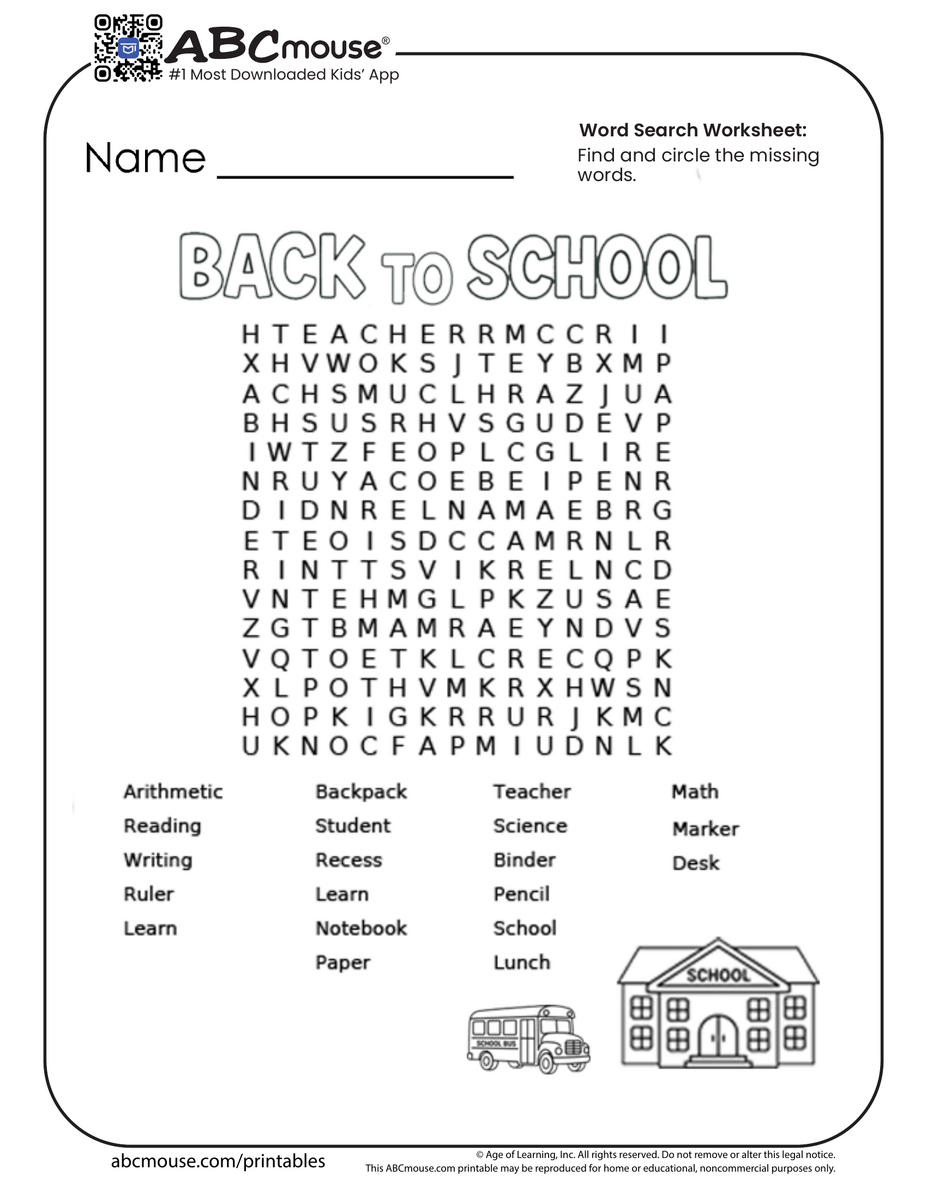 Back To School Worksheets For Kids ABCmouse Free Solar System Worksheets For Kids Adanna Dill