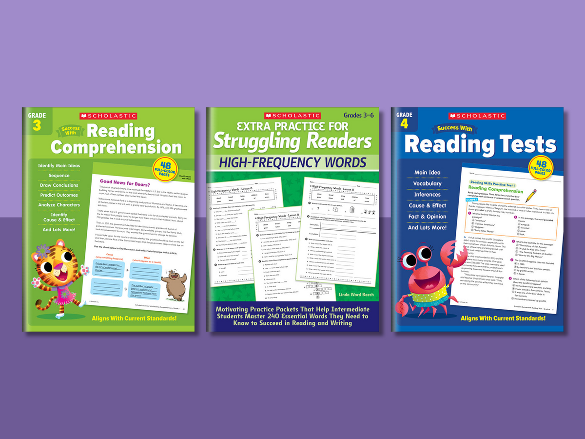 Best Reading Comprehension Practice Workbooks For Grades 3 Scholastic Best Reading Comprehension Practice Workbooks For Grades 3 Scholastic