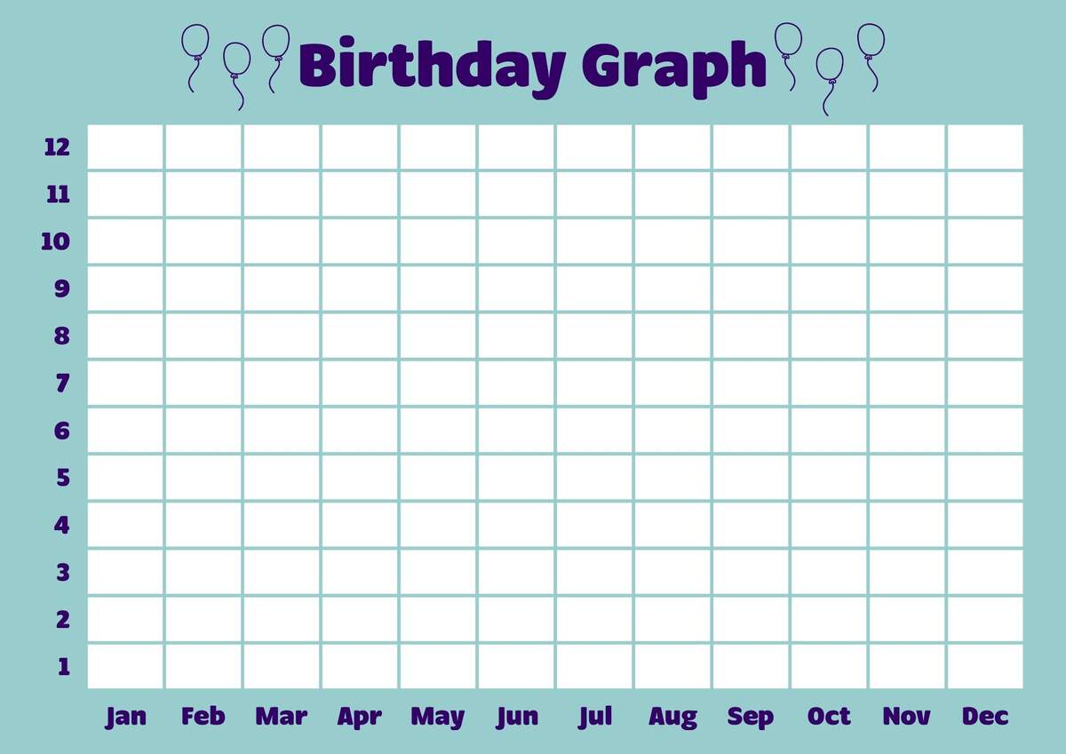 Birthday Bar Graph 12 Free PDF Printables Printablee Birthday Bar Graph 12 Free PDF Printables Printablee