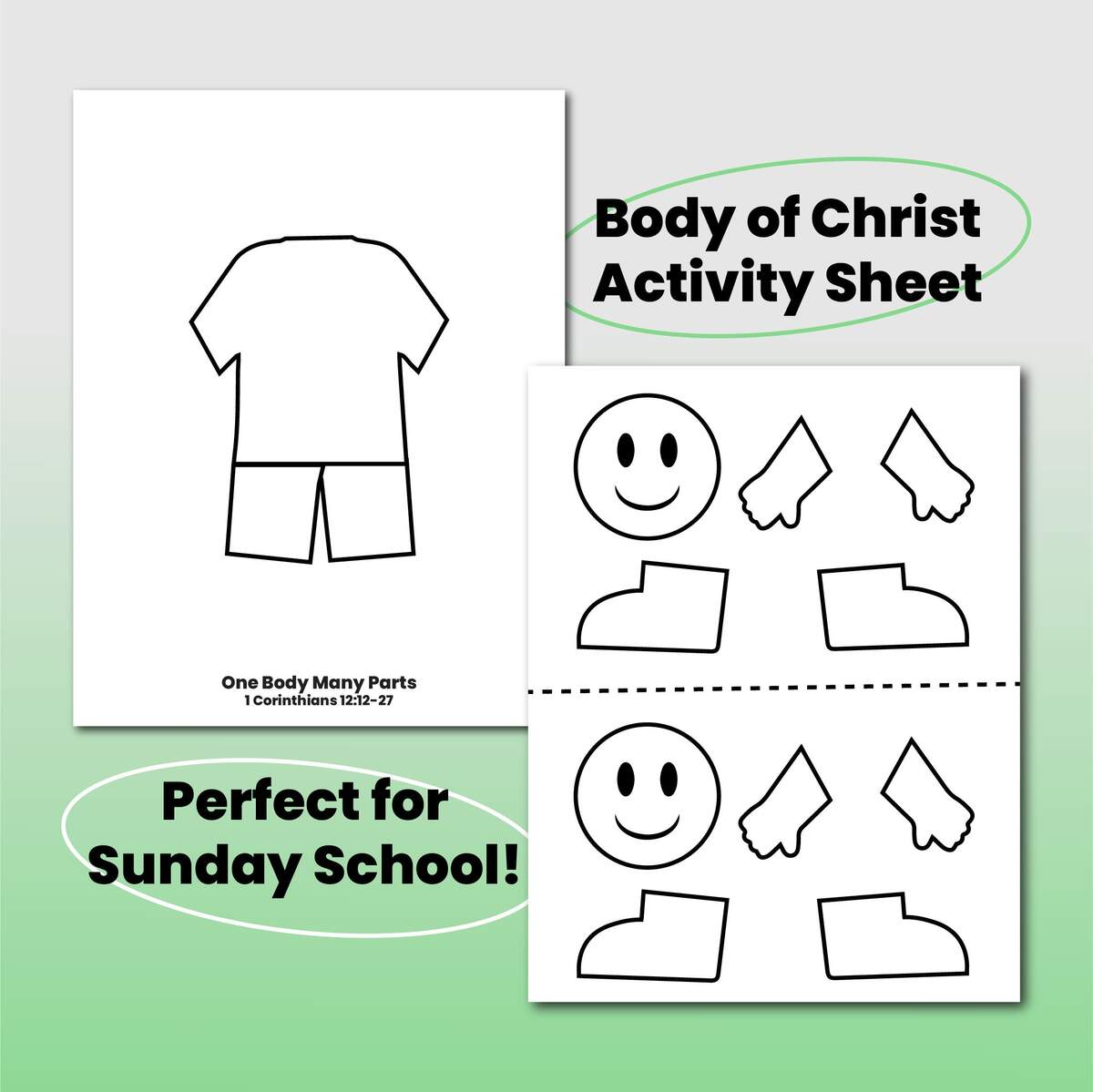 Body Of Christ Craft Sunday School Activity Digital Download Etsy Body Of Christ Craft Sunday School Activity Digital Download Etsy