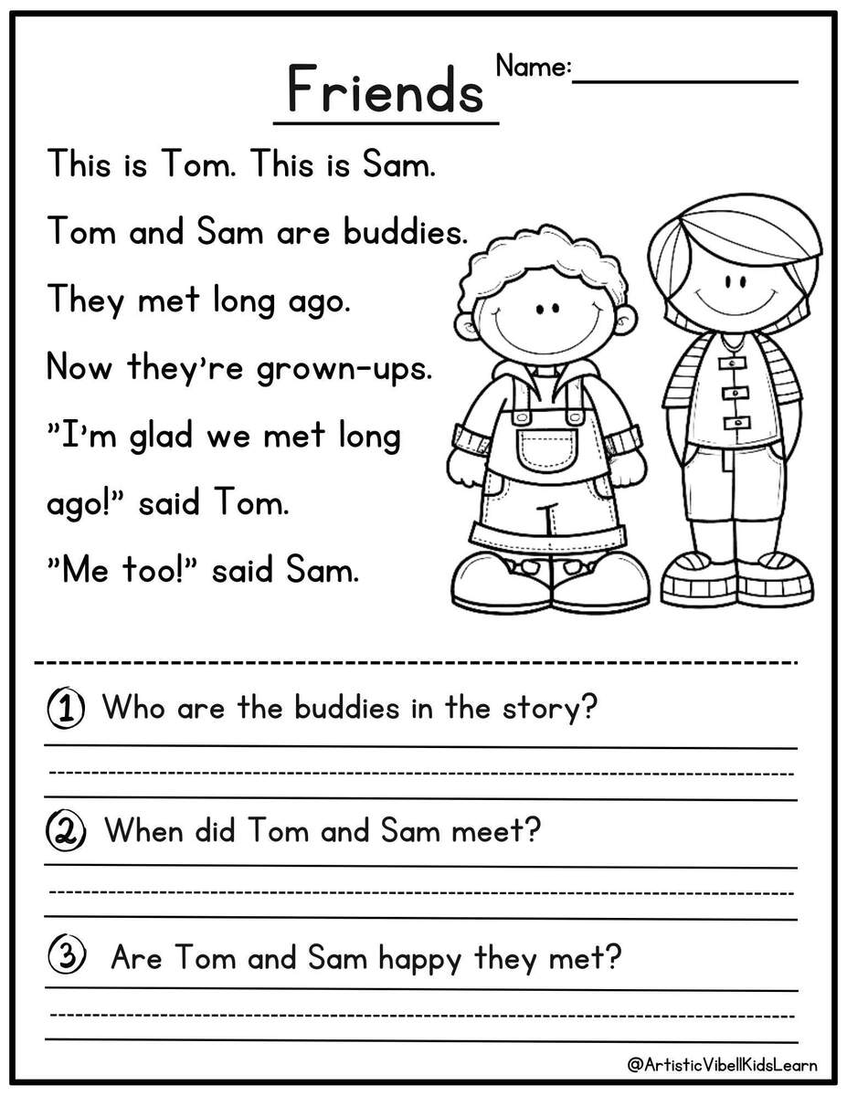 Buy 100 First Grade Reading Comprehension Passages Worksheets Sentences Reading Worksheet Fluency Worksheet English Learing Kindergarten Online In India Etsy Buy 50 Kindergarten 1st Grade Reading Comprehension Passages Worksheets Sentences Reading Worksheet Fluency Worksheet English Learing Set 1 Online In India Etsy