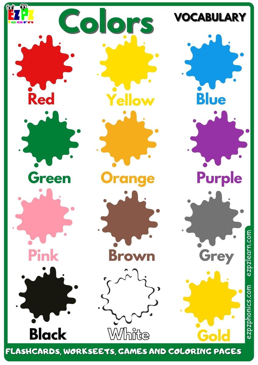 Colors Vocabulary Free English Vocabulary Resources Flashcards Worksheets Coloring Pages Games And More For ESL Ezpzlearn Colors Vocabulary Free English Vocabulary Resources Flashcards Worksheets Coloring Pages Games And More For ESL Ezpzlearn