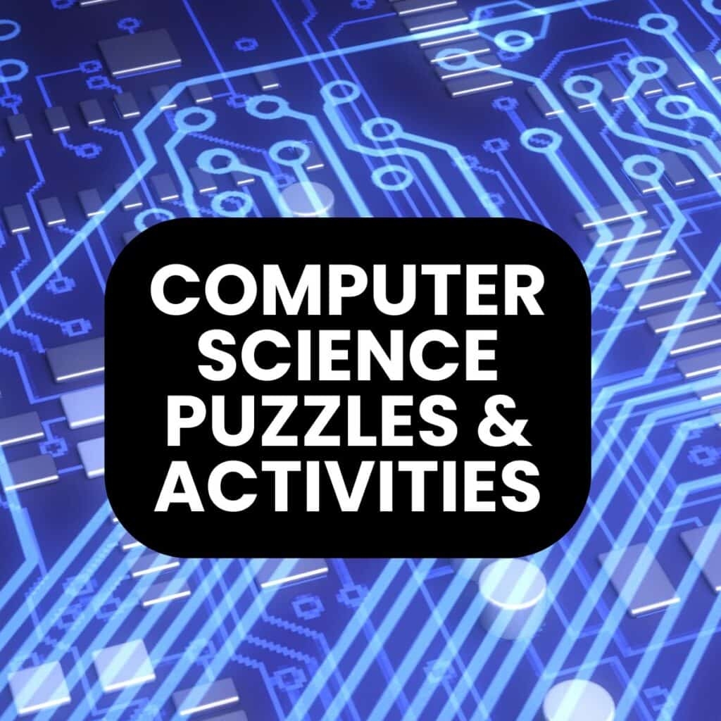 Computer Science Puzzles And Activities Math Love