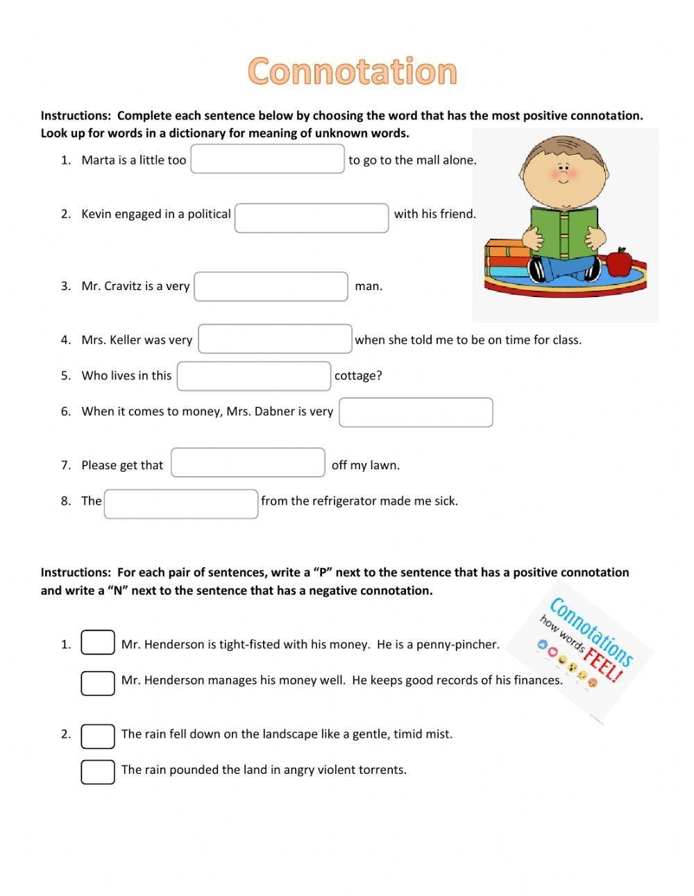 Connotation And Denotation Lesson Plans Worksheets Worksheets Library Connotation And Denotation Lesson Plans Worksheets Worksheets Library