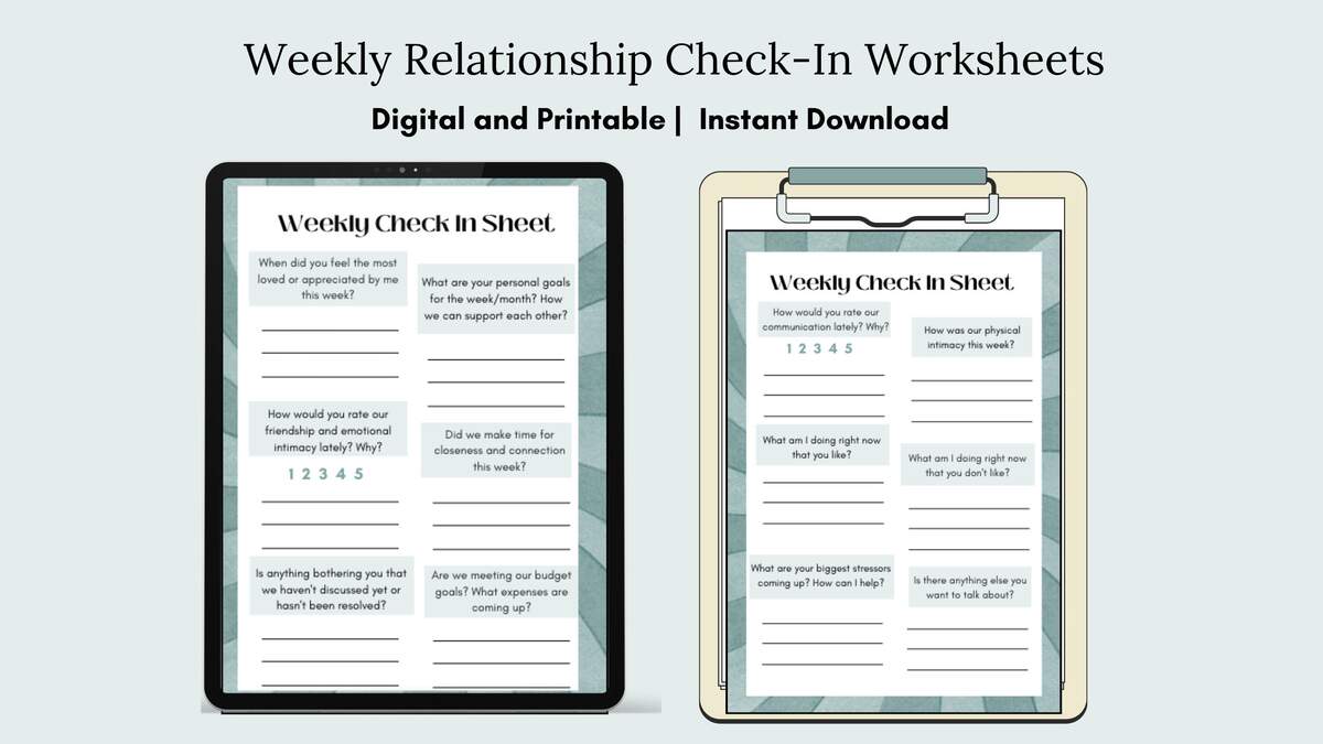 Couples Relationship Check In Worksheet Weekly Partner Questions For Healthy Communication Digital And Printable PDF Etsy Couples Relationship Check In Worksheet Weekly Partner Questions For Healthy Communication Digital And Printable PDF Etsy