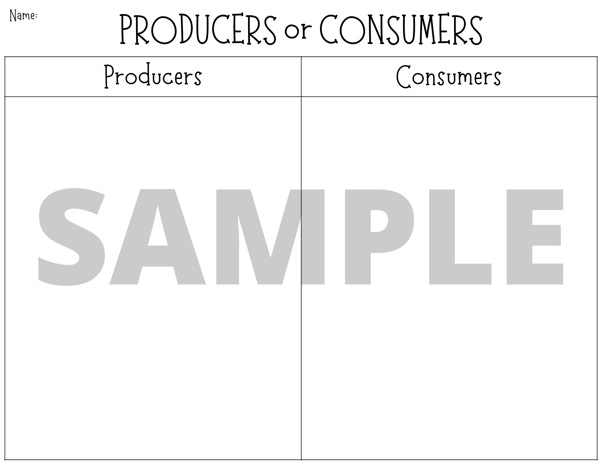 Cut And Paste Producers And Consumers Worksheet 1st Grade For K 5 Teachers And Students In The Social Studies And Economics Classroom Classful Cut And Paste Producers And Consumers Worksheet 1st Grade For K 5 Teachers And Students In The Social Studies And Economics Classroom Classful