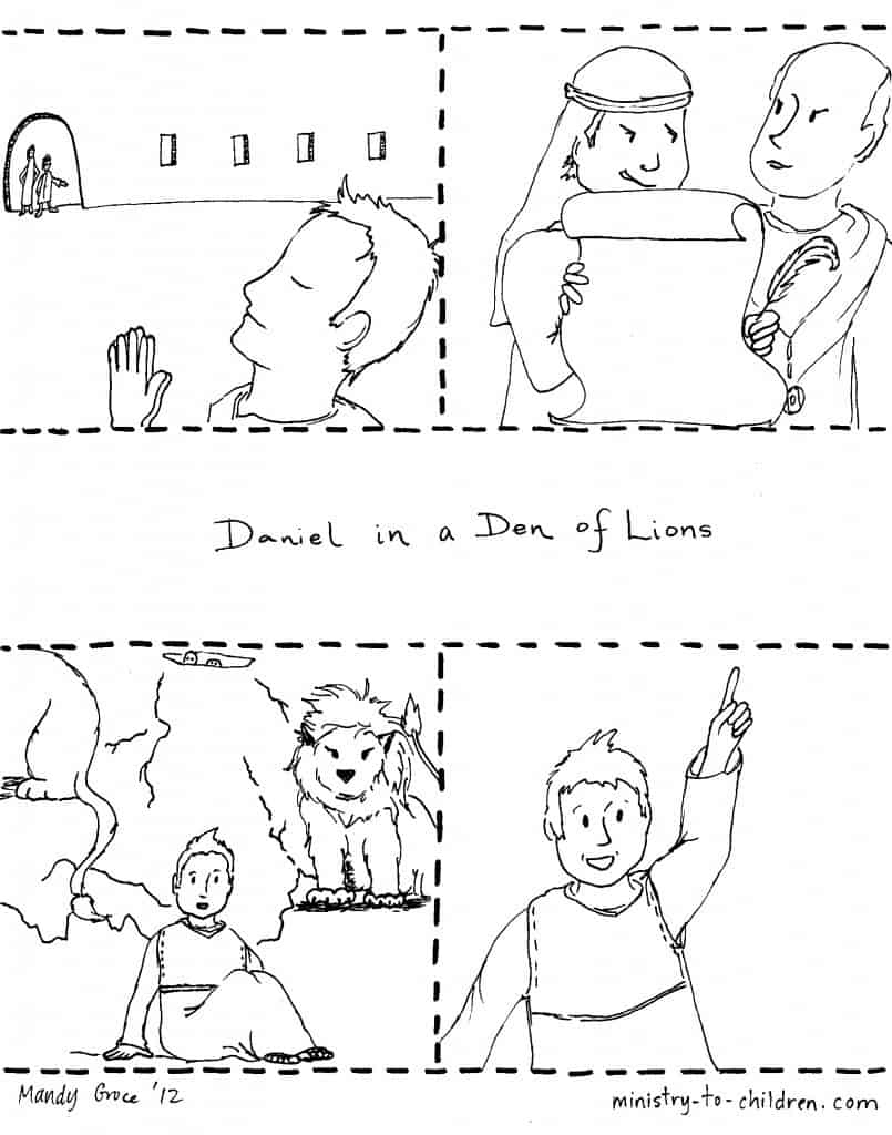 Daniel The Lions Den 100 Free Kids Story Lesson Printable Activities Daniel And The Lion S Den Bible Study Classful
