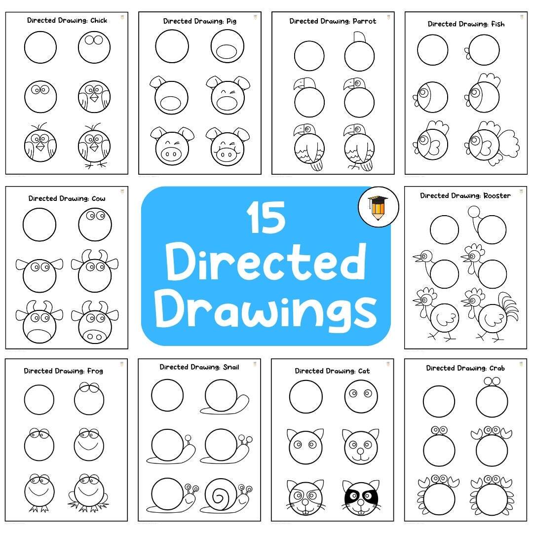 Direct Drawing Drawing Activities For Kids Art Worksheets Summer Camp Printable Art For Kids Drawing Worksheet Kindergarten Art