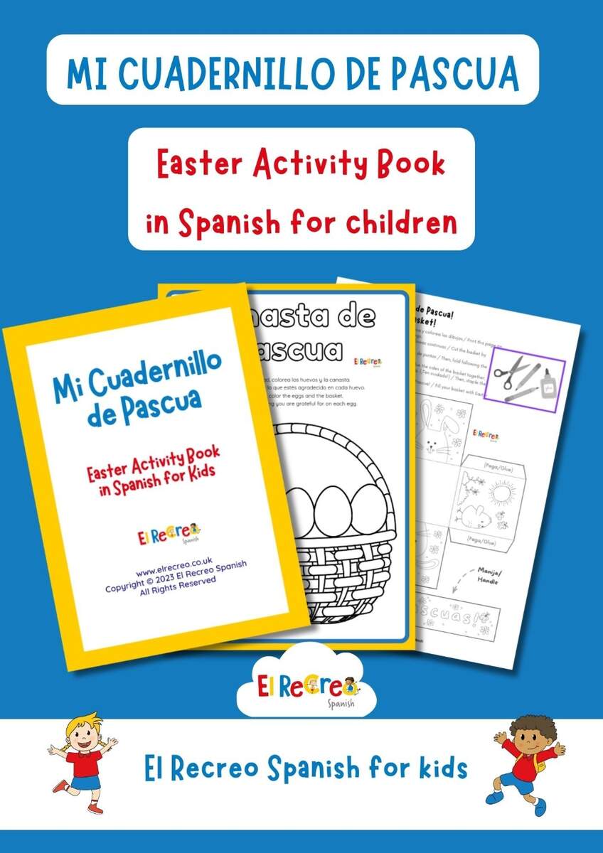 Easter Activity Book In Spanish Easter Activity Book In Spanish