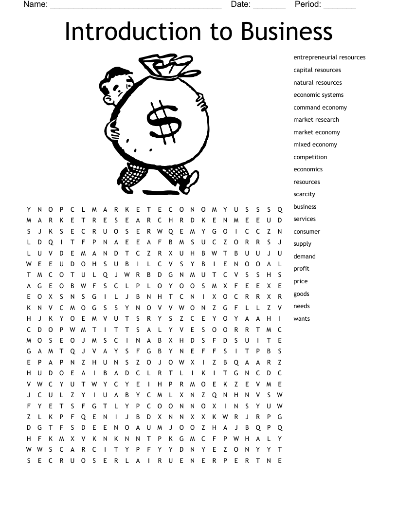 Economic Vocabulary Words Worksheet WordMint Economic Vocabulary Words Worksheet WordMint