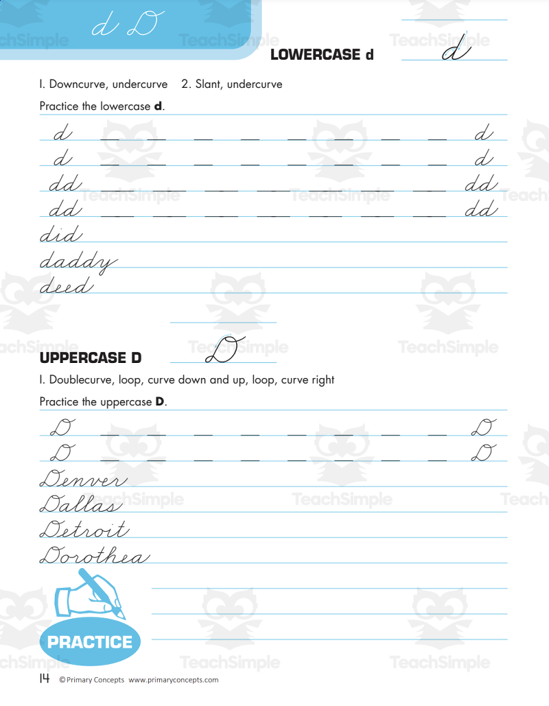 Elementary Handwriting Skills Zaner Bloser Grade 5 Mastering Cursive Writing Skills Handwriting Workbook Elementary Handwriting Skills Zaner Bloser Grade 5 Mastering Cursive Writing Skills Handwriting Workbook