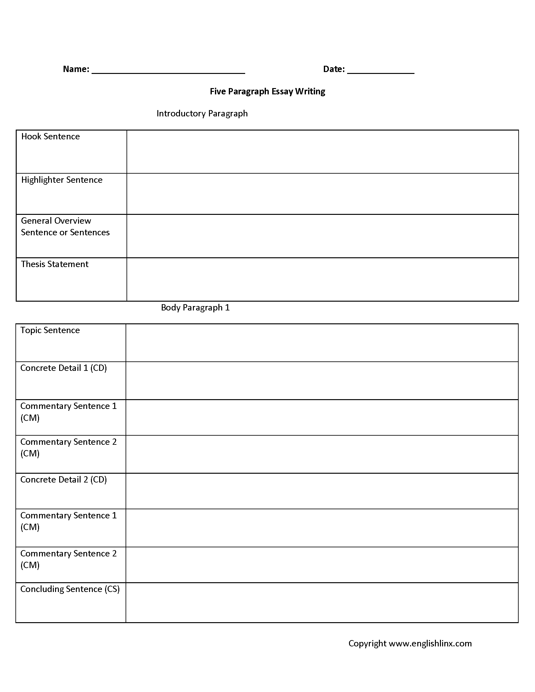 Englishlinx Writing Essays Worksheets Paragraph Writing Worksheets Free Printable Writing Practice