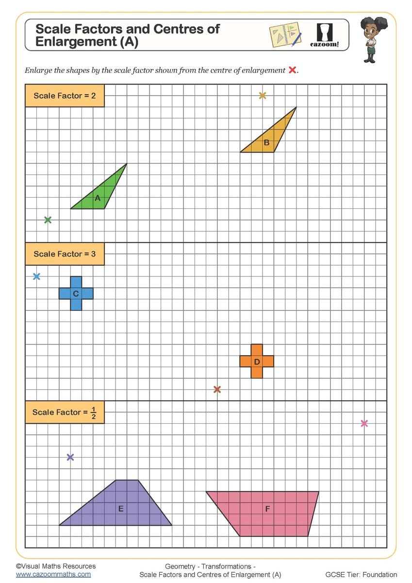 Enlargement C Worksheet Printable PDF Worksheets Enlargement C Worksheet Printable PDF Worksheets