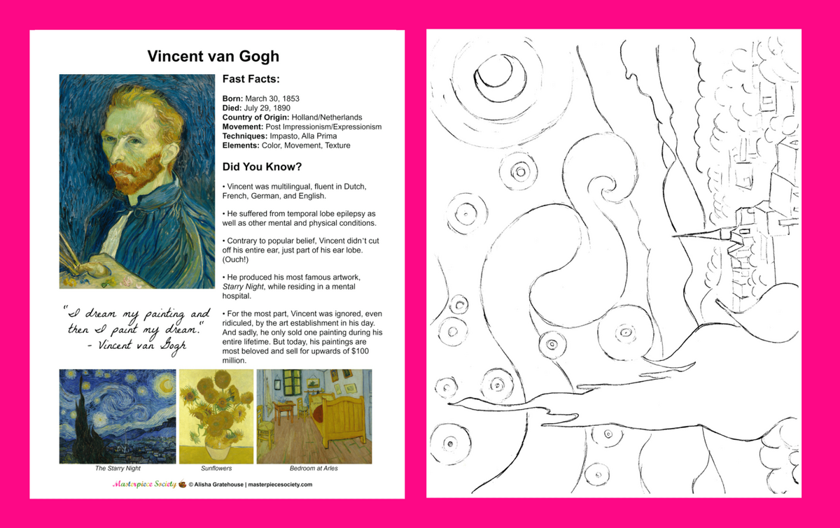Episode 025 Vincent Van Gogh Masterpiece Society