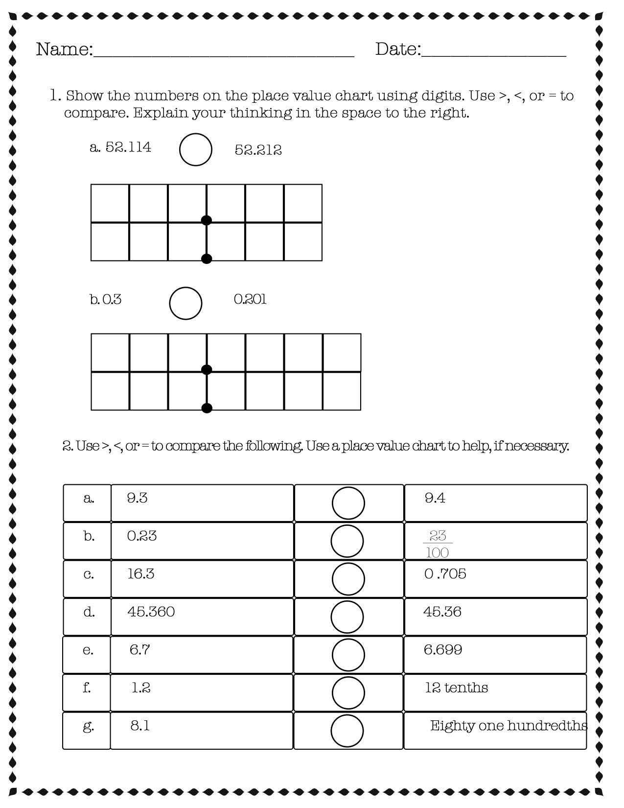 Eureka Math Engage NY Extra Worksheets For 5th Grade Module 2 Etsy Eureka Math Engage NY Extra Worksheets For 5th Grade Module 4 Etsy