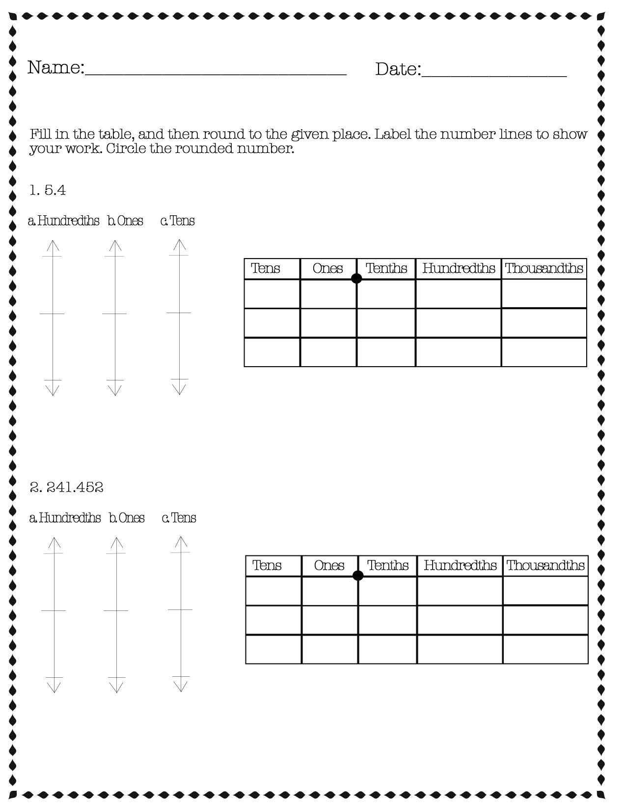 Eureka Math Engage NY Extra Worksheets For 5th Grade Module 4 Etsy Eureka Math Engage NY Extra Worksheets For 5th Grade Module 4 Etsy