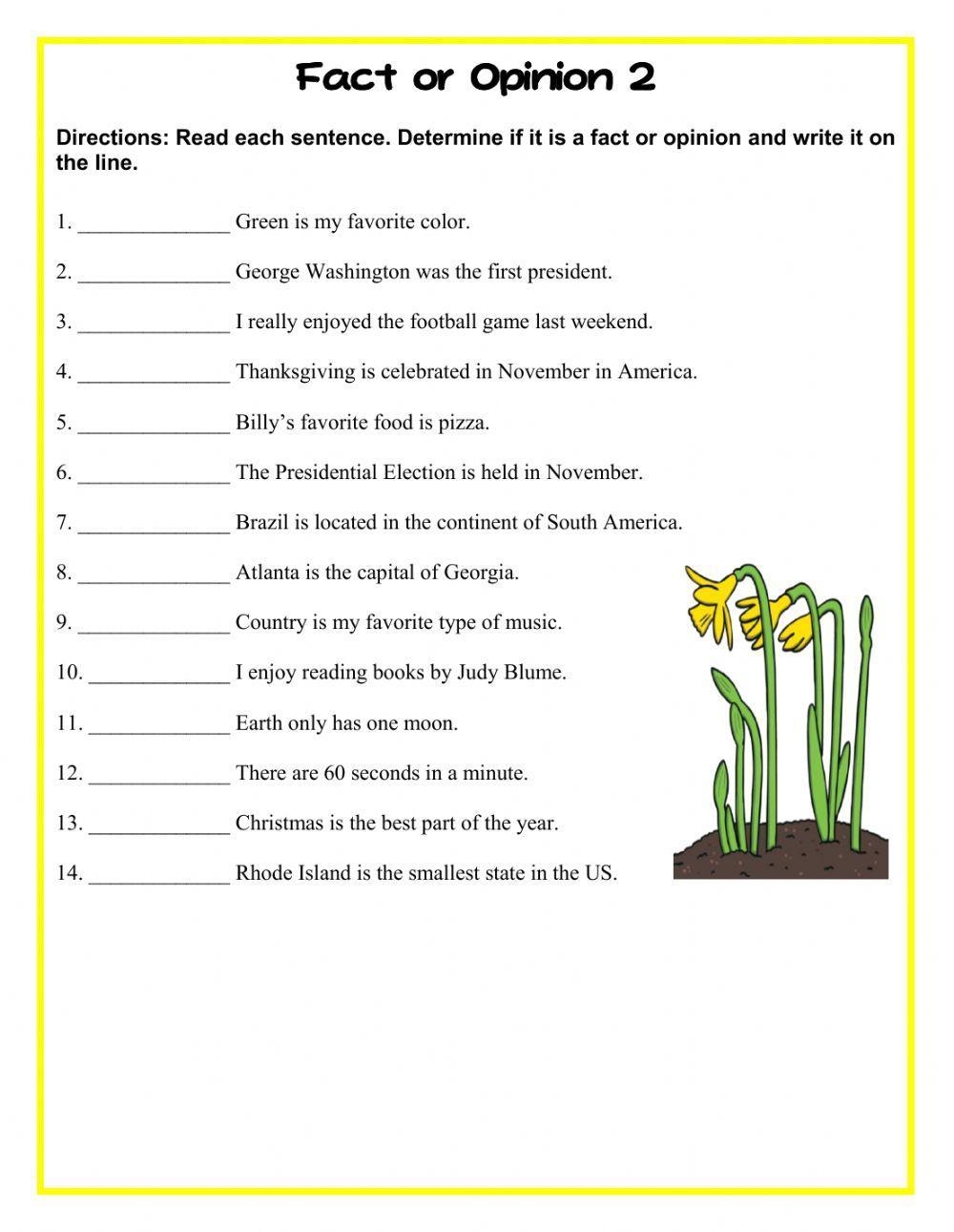 Fact And Opinion 2 Worksheet Worksheets Library Fact And Opinion 2 Worksheet Worksheets Library
