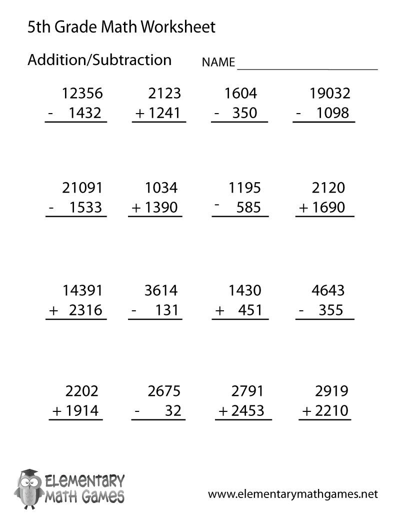 Fifth Grade Arithmetic Worksheet Fifth Grade Adding Fractions Worksheet
