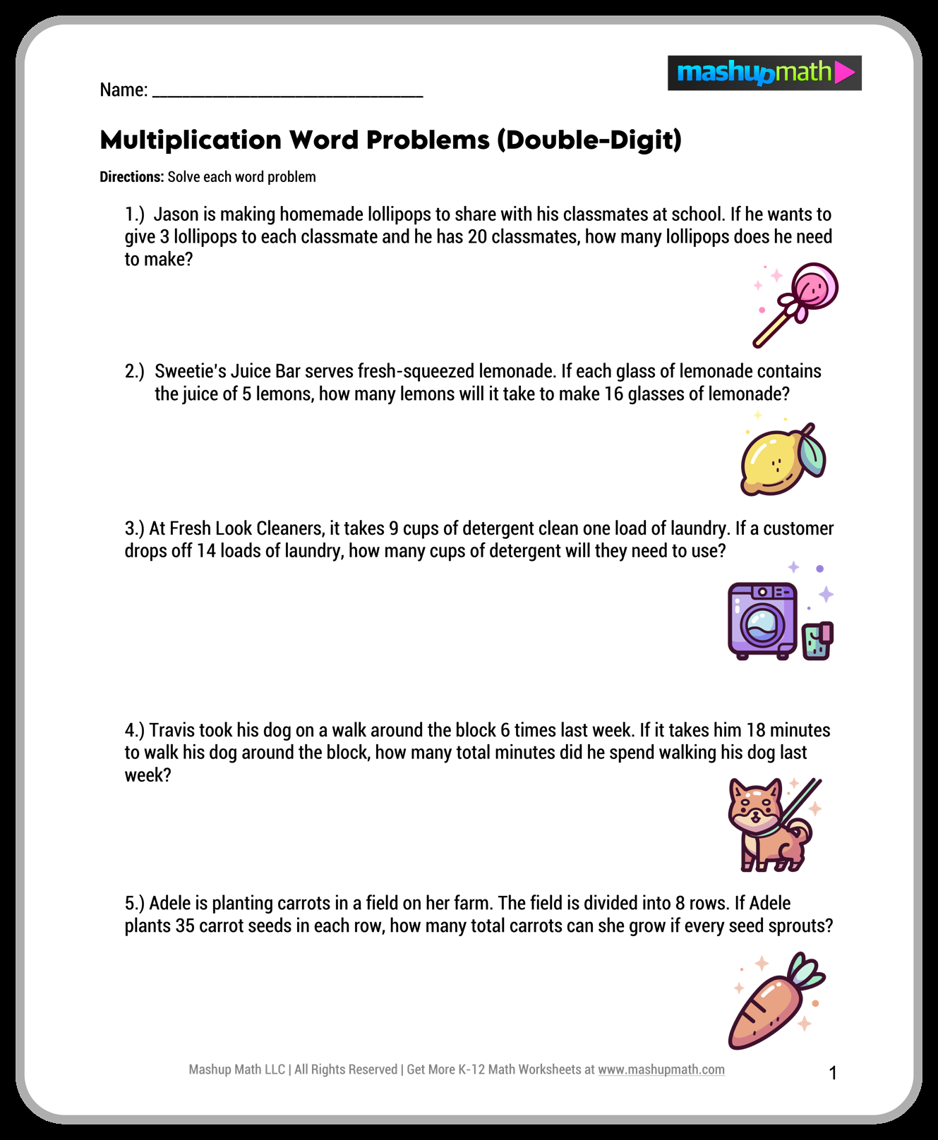 Free 5th Grade Math Worksheets Printable W Answers Mashup Math Market Math Real World Consumer Math Money Management Made By Teachers