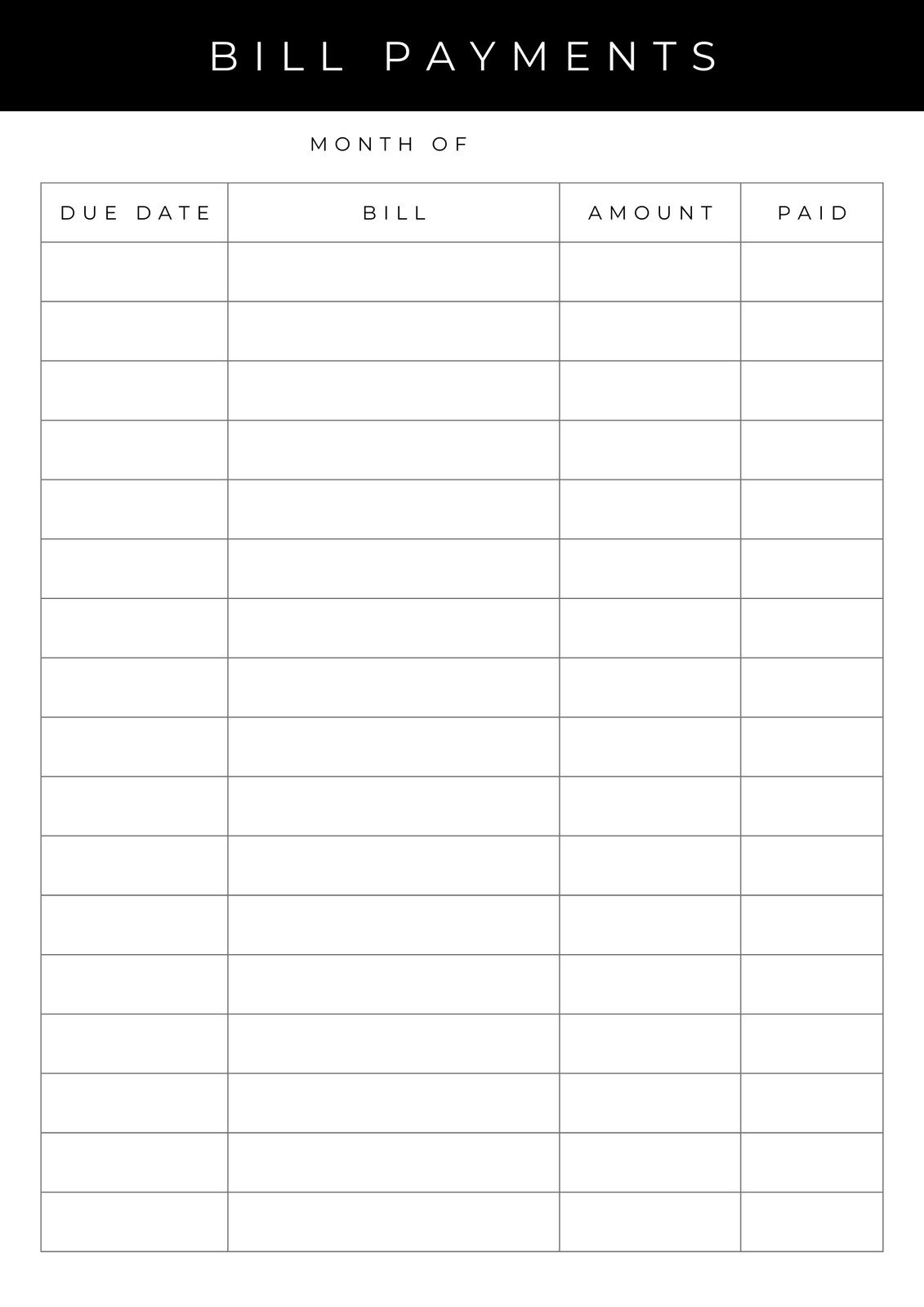 Free And Customizable Budget Templates Canva Monthly Budget Planner Printable Simple Budget Worksheet Personal Budget Template Instant Download Etsy