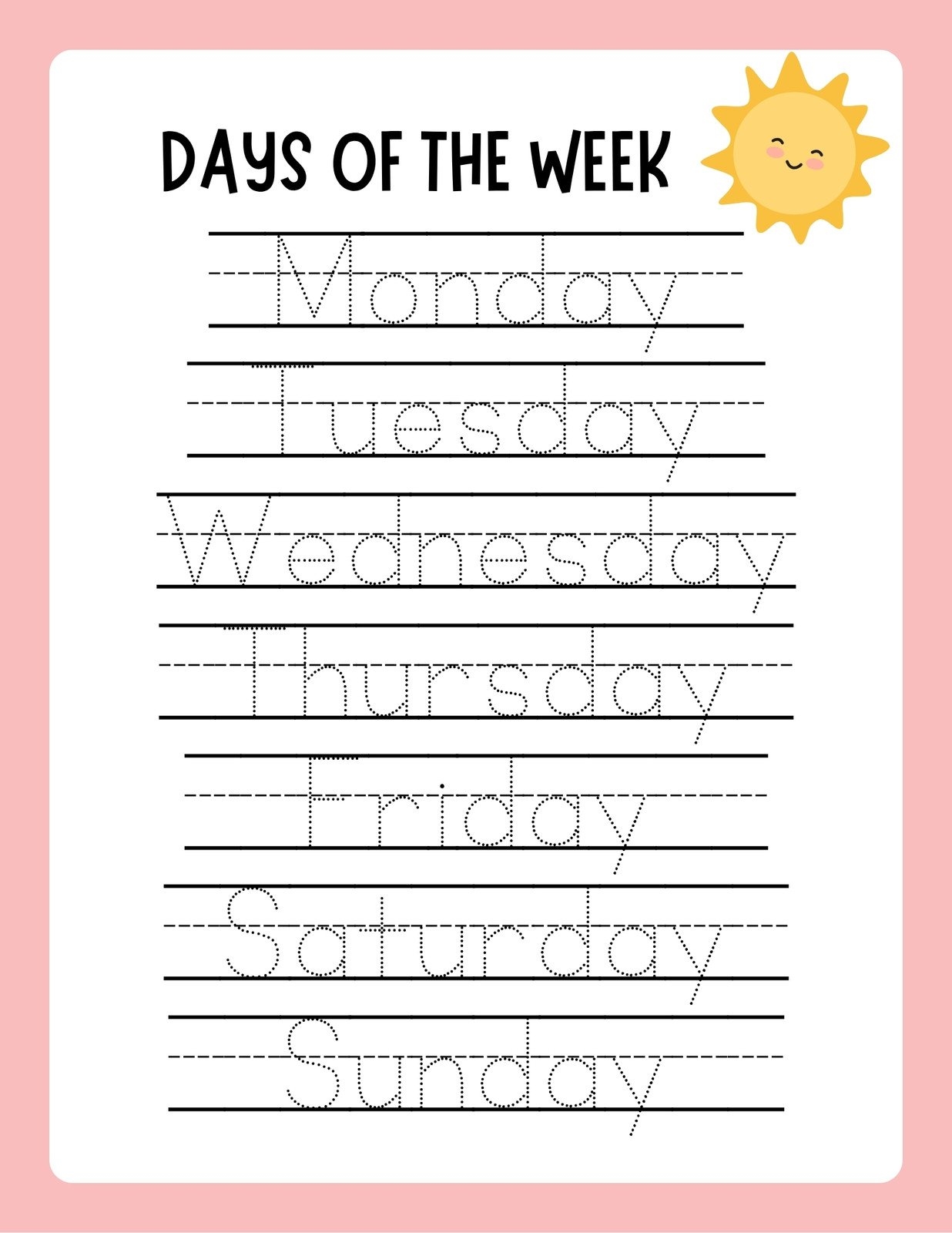 Free Custom Printable Handwriting Worksheet Templates Canva Tracing Shapes Worksheet For Kindergarten And Preschool Kids For Handwriting Practice And Educational Activities In A Printable Page Illustration Stock Vector Image Art Alamy