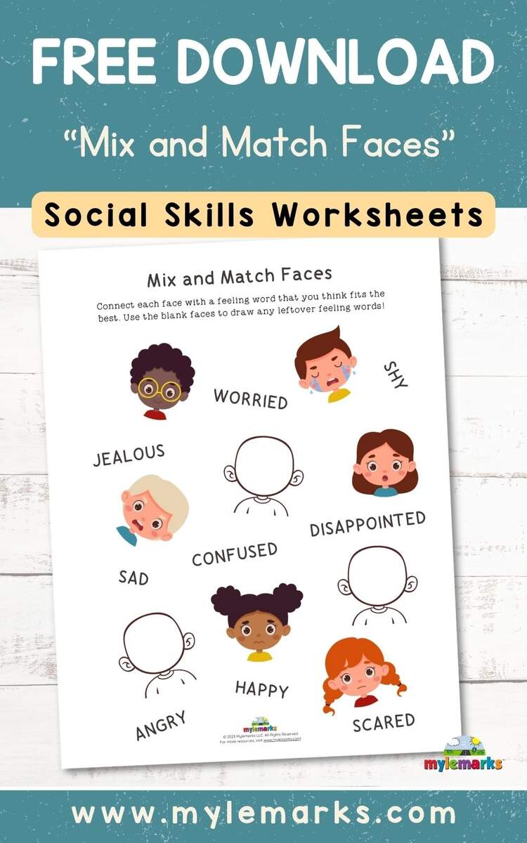 FREE DOWNLOADS Feelings Chart For Kids