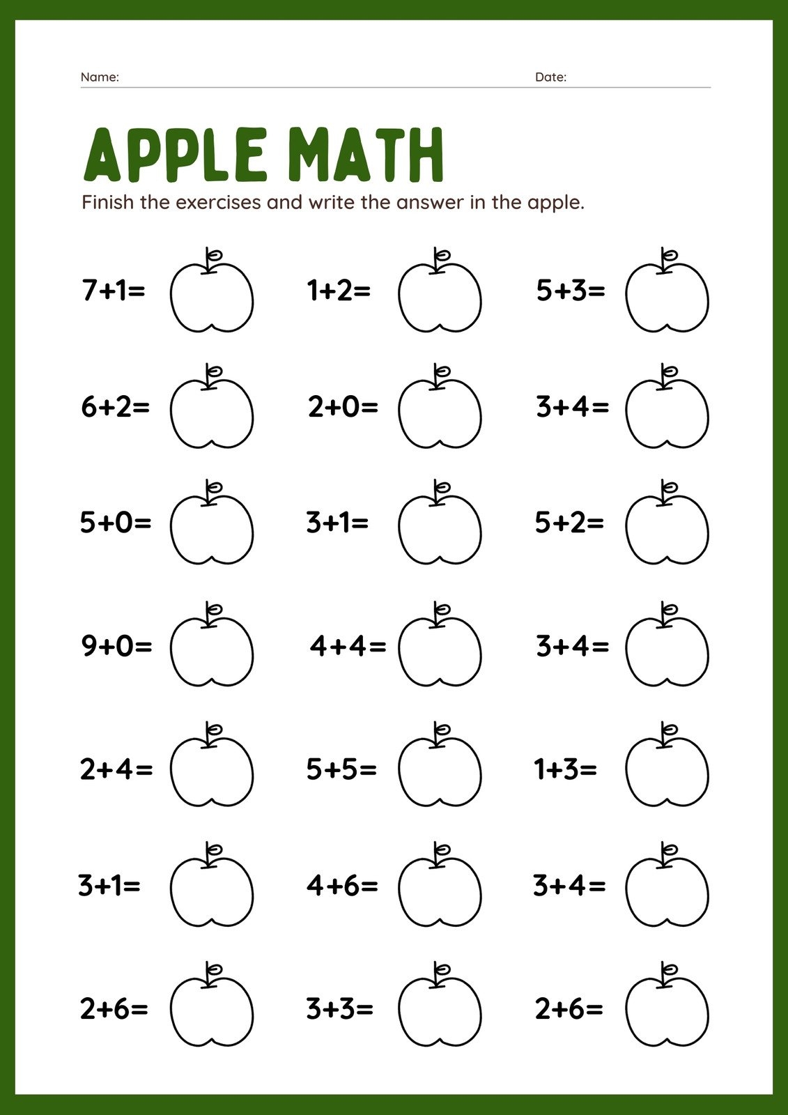 Addition Worksheets Free Printable Easy Math Problems Free Printables Lettering SVG Files Tools Apps