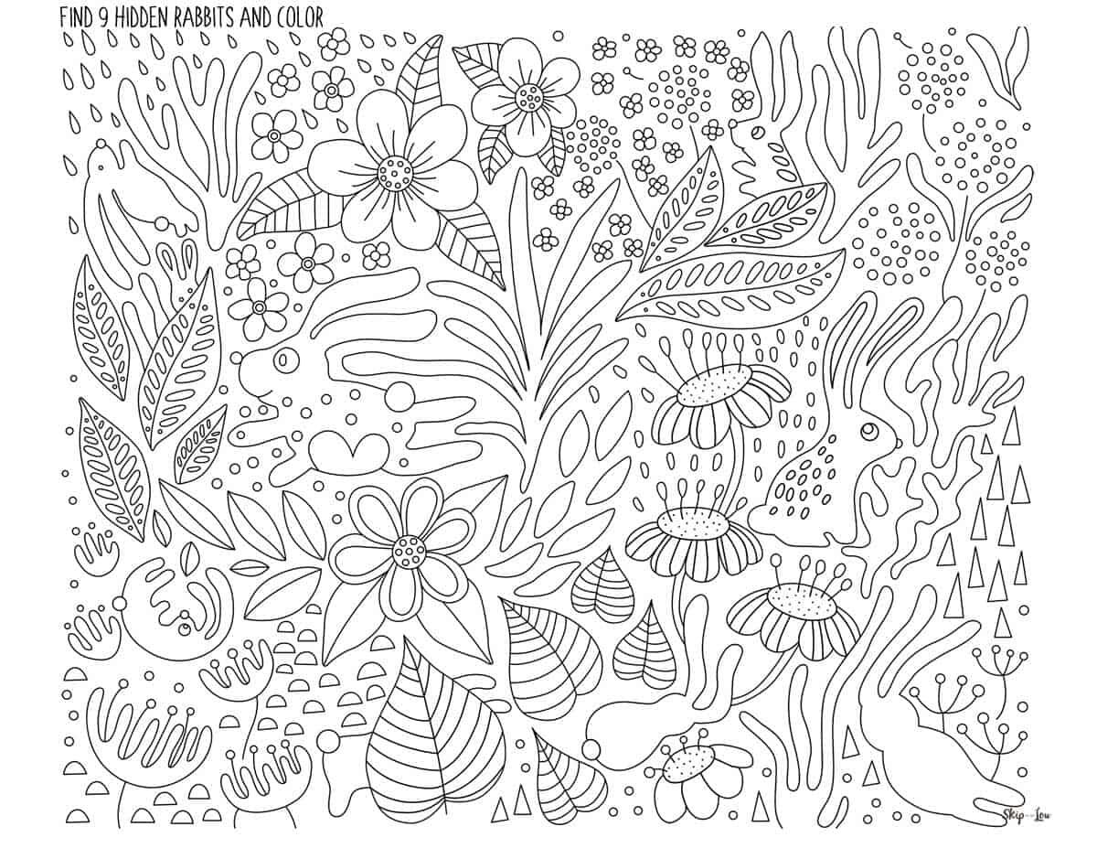 Free Hidden Picture Printables To Color Skip To My Lou Hidden Objects Puzzle Tim S Printables