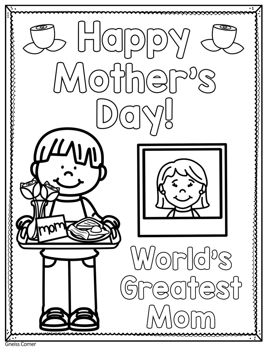 FREE Mother S Day Printables Made By Teachers Mother S Day Coloring Worksheet Free Printable Digital PDF